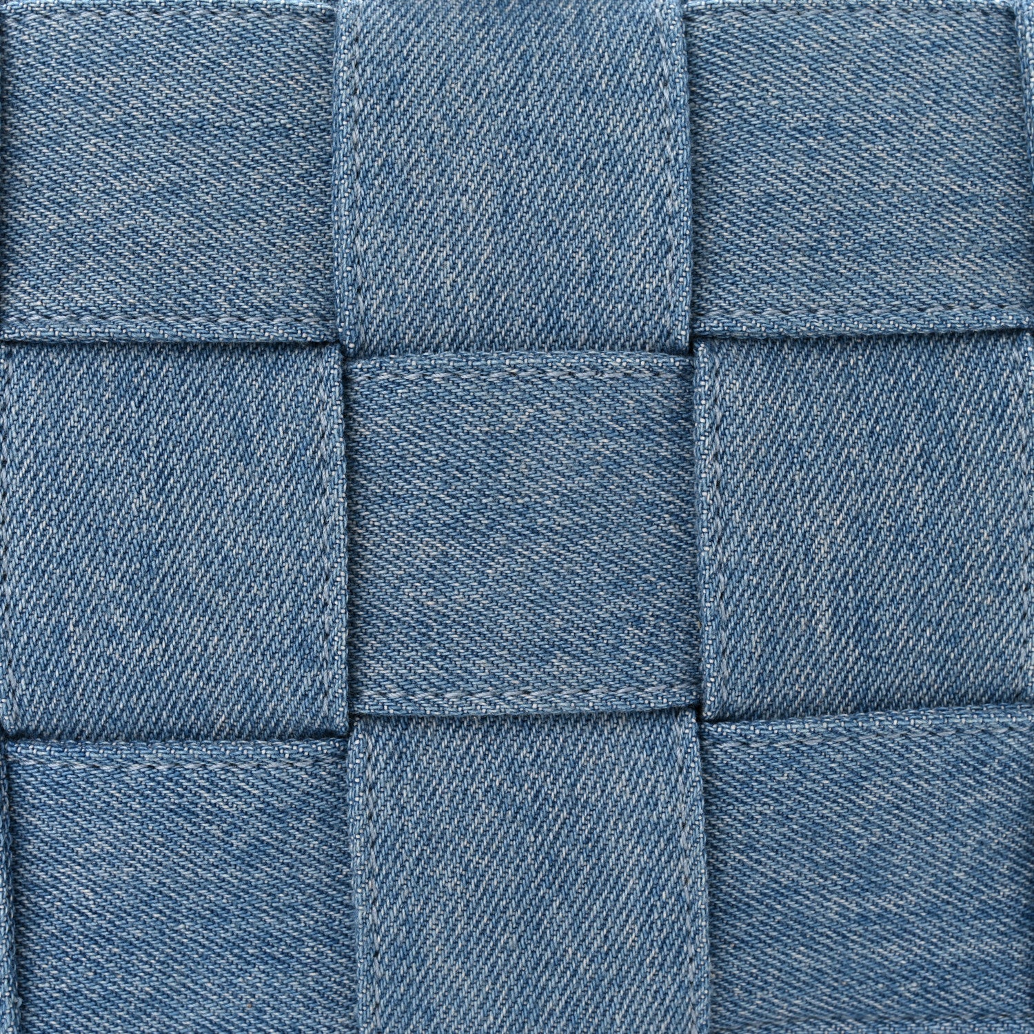 Bottega Veneta Denim Maxi Intrecciato Cassette Crossbody Bag Blue 8 of 10