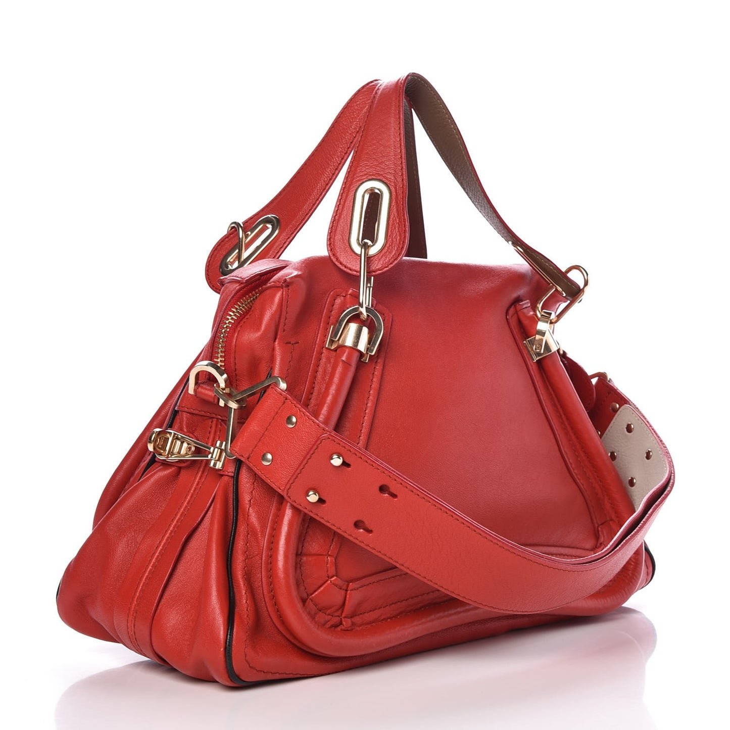 Calfskin Medium Paraty Holly Berry