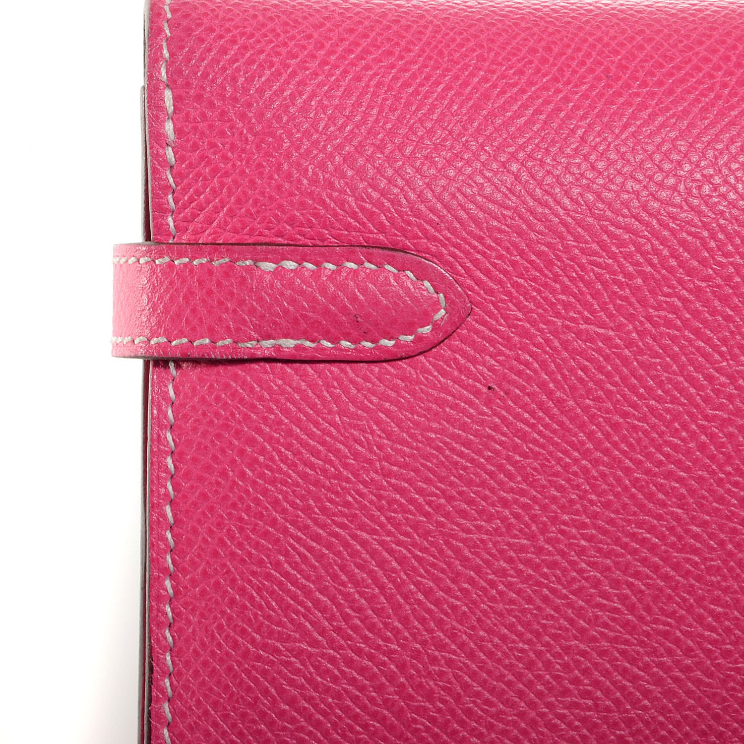 Hermes Epsom Kelly Longue Wallet Rose Tyrien 12 of 14