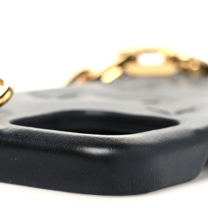 Louis Vuitton Lambskin Embossed Monogram Coussin iPhone 13 Pro Bumper Black 11 of 11