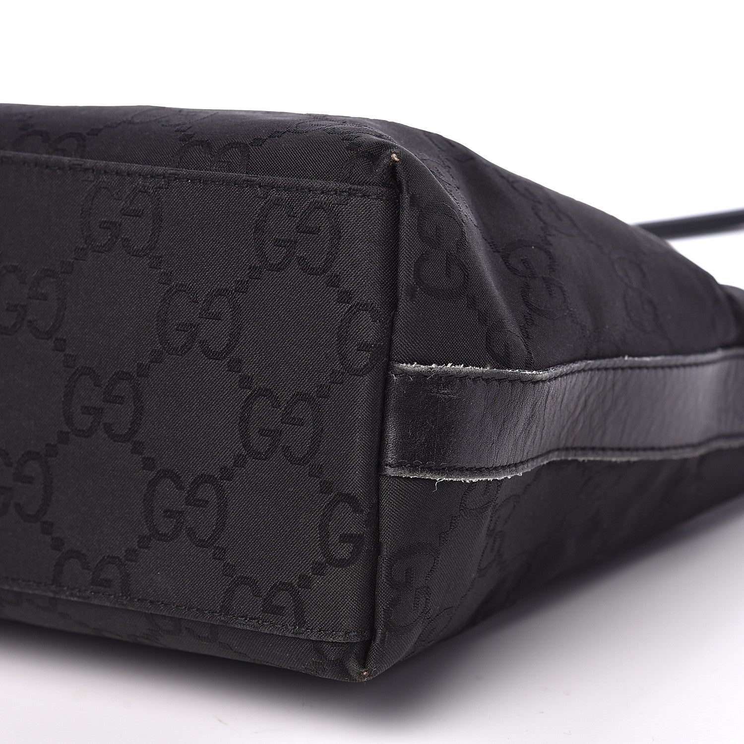 Gucci Nylon Monogram Small Hobo Black 8 of 15