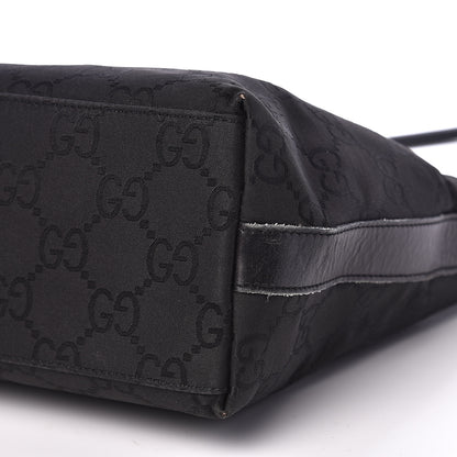 Gucci Nylon Monogram Small Hobo Black 8 of 15