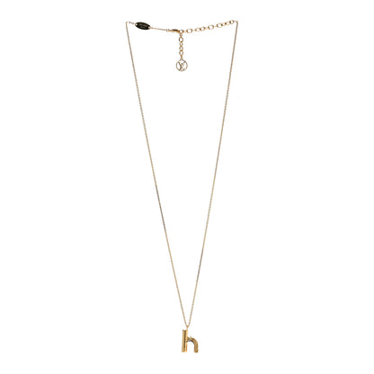 Louis Vuitton LV And Me Letter H Necklace Gold 3 of 8