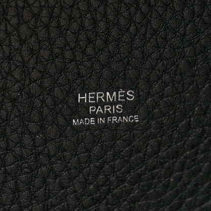 Hermes Taurillon Clemence Picotin Lock 22 MM Black 6 of 10