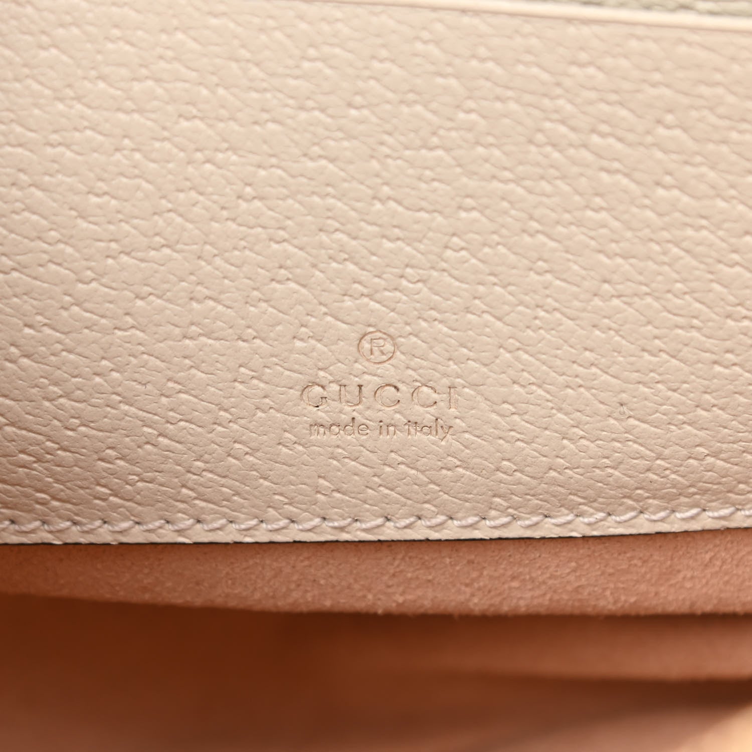 Gucci Textured Calfskin Web Mini Ophidia Round Backpack Mystic White 6 of 8