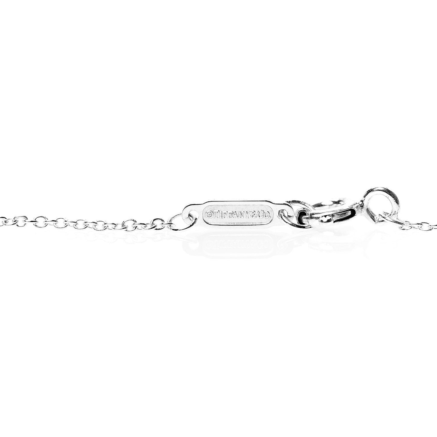 Sterling Silver Nike Marathon DC 2013 Dog Tag Pendant Necklace