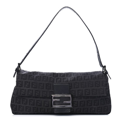 Fendi Zucchino Baguette Black 1 of 10