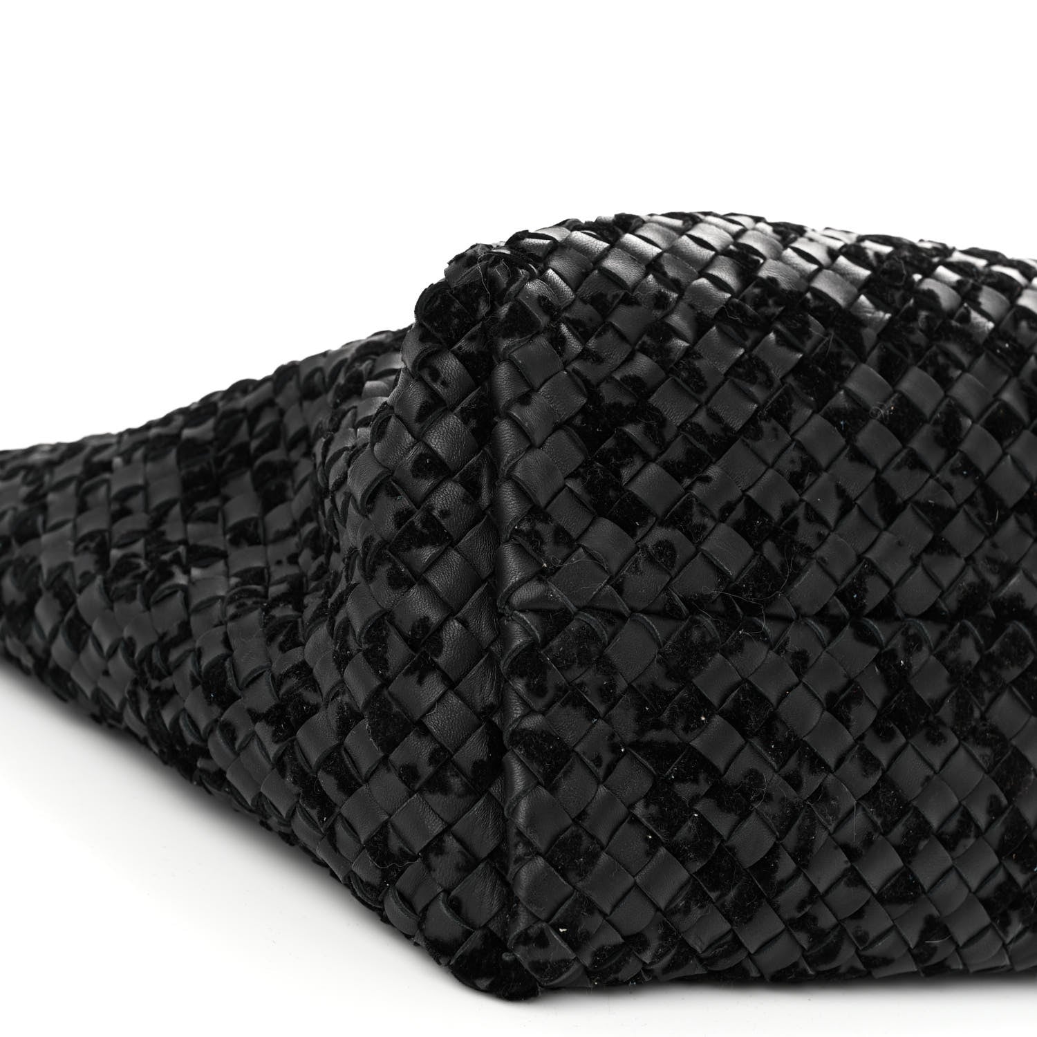 Bottega Veneta Nappa Velours Intrecciato Medium Cabat Black 10 of 10