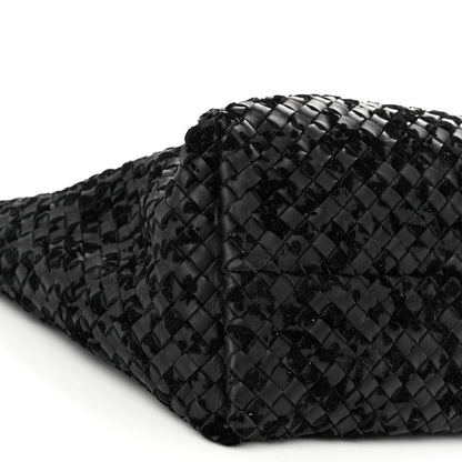 Bottega Veneta Nappa Velours Intrecciato Medium Cabat Black 10 of 10