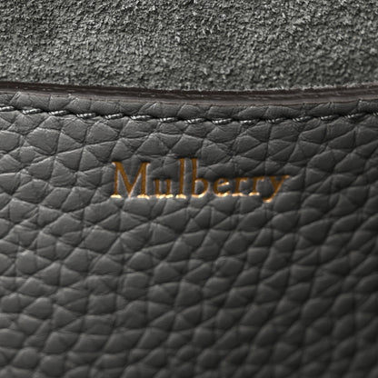 Mulberry Small Classic Grain Calfskin Small Amberley Satchel Charcoal 6 of 12