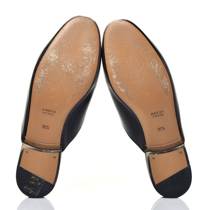 Gucci Calfskin Womens Princetown Slippers 36.5 Black 5 of 8