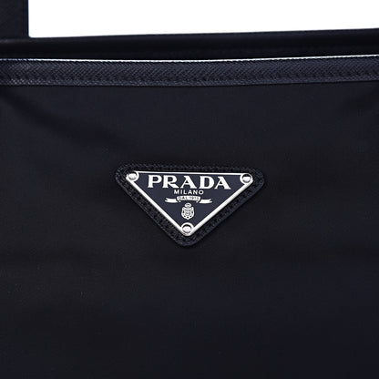 Prada Tessuto Nylon Saffiano Tote Black 11 of 11