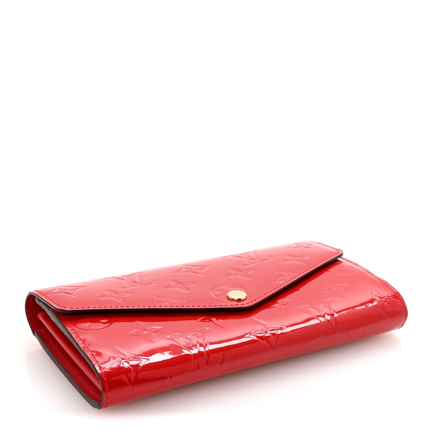 Louis Vuitton Vernis Sarah Wallet NM Cherry 4 of 6