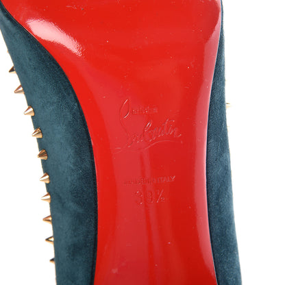 Christian Louboutin Suede Studded Anjalina 85 Pumps 39.5 Everest 6 of 7