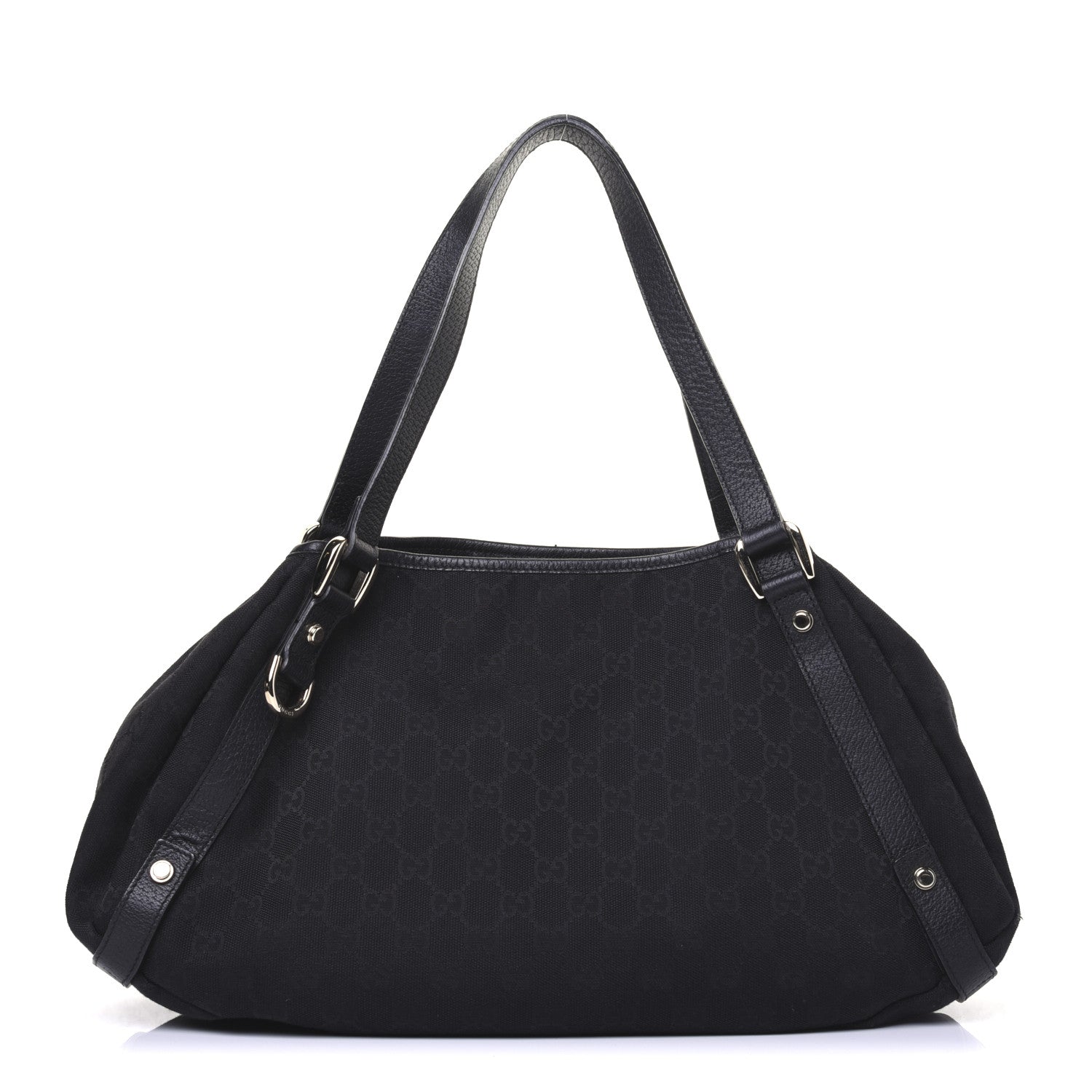 Gucci Monogram Medium Abbey Shoulder Bag Black 1 of 17