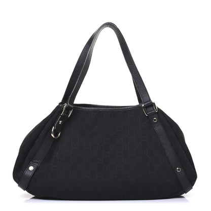 Gucci Monogram Medium Abbey Shoulder Bag Black 1 of 17