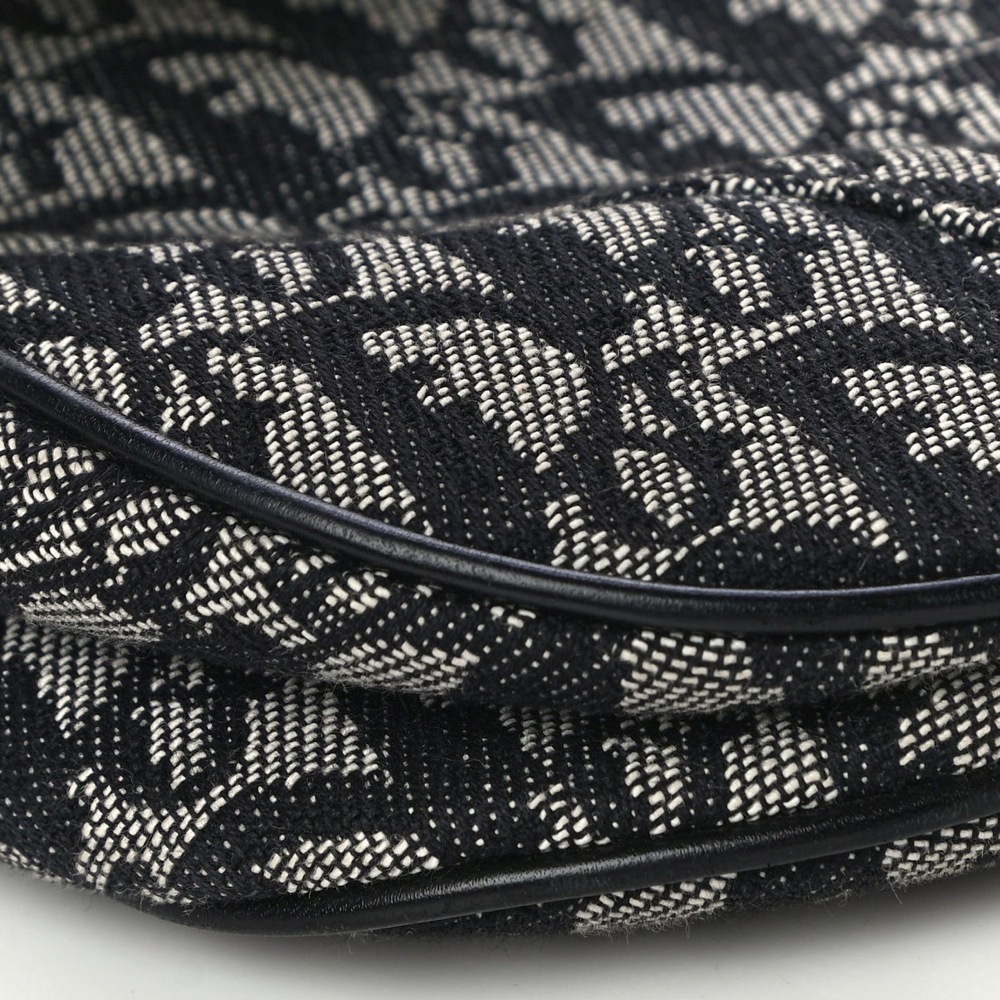 Monogram Saddle Bag Black
