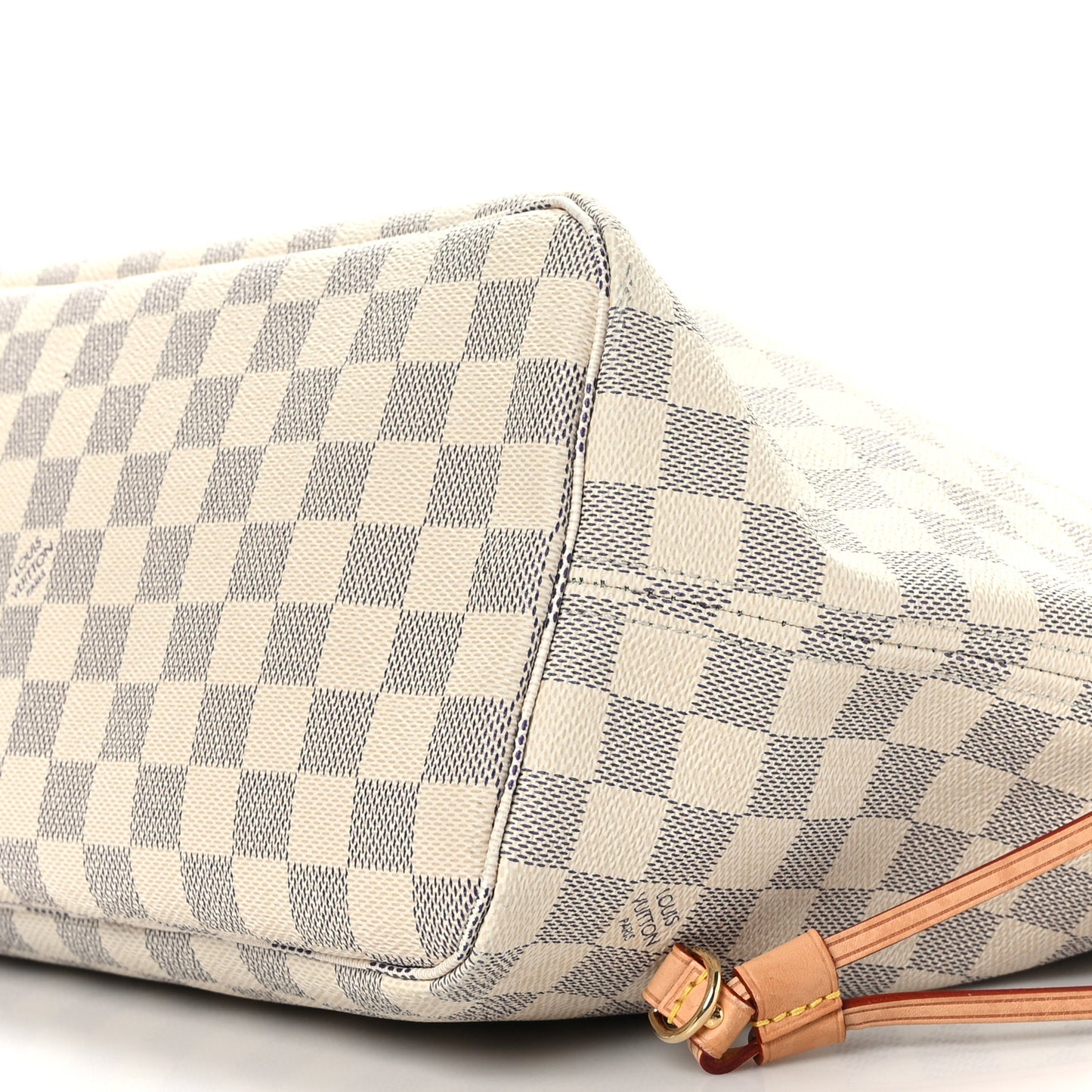 Damier Azur Neo Neverfull MM Rose Ballerine