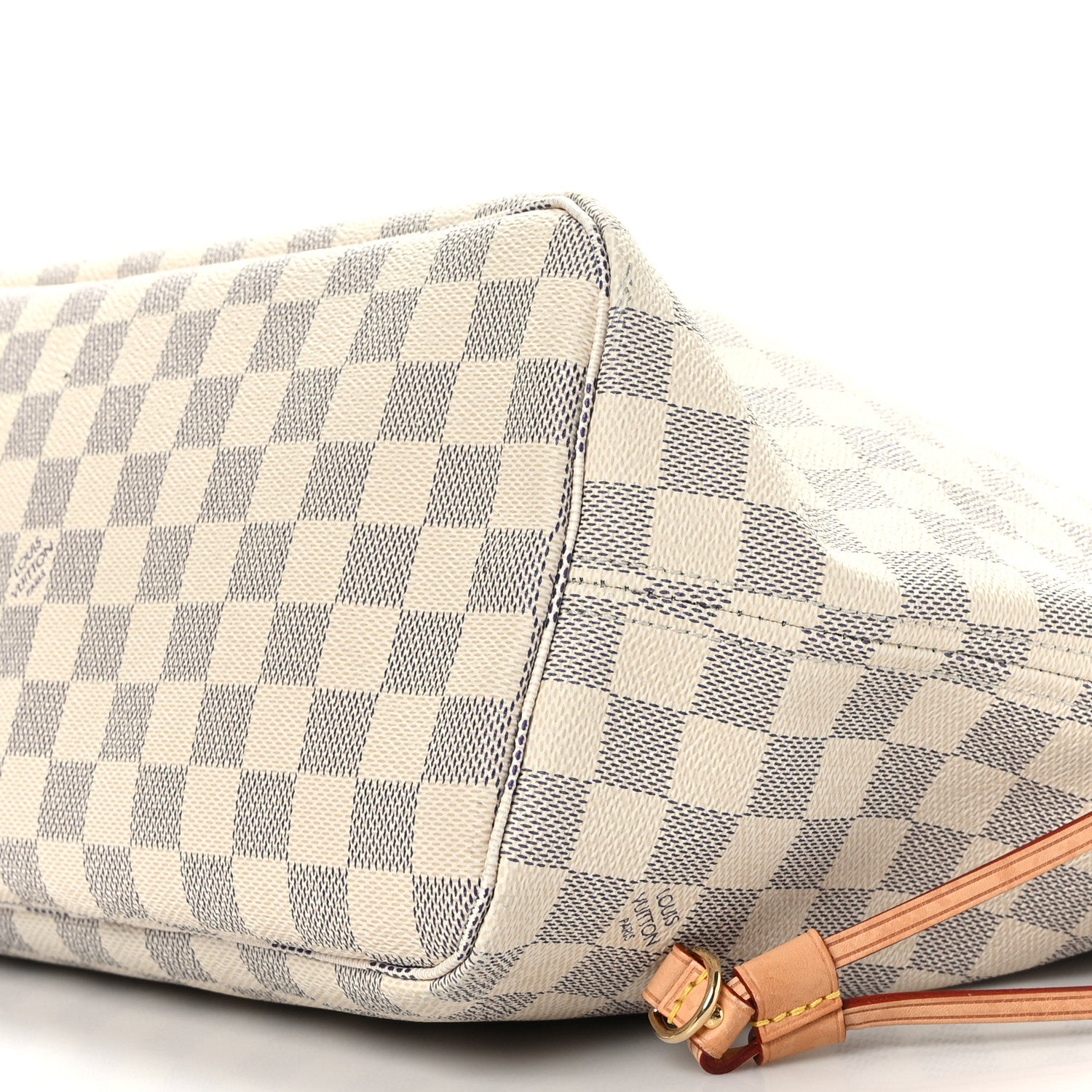 Louis Vuitton Damier Azur Neo Neverfull MM Rose Ballerine 8 of 8