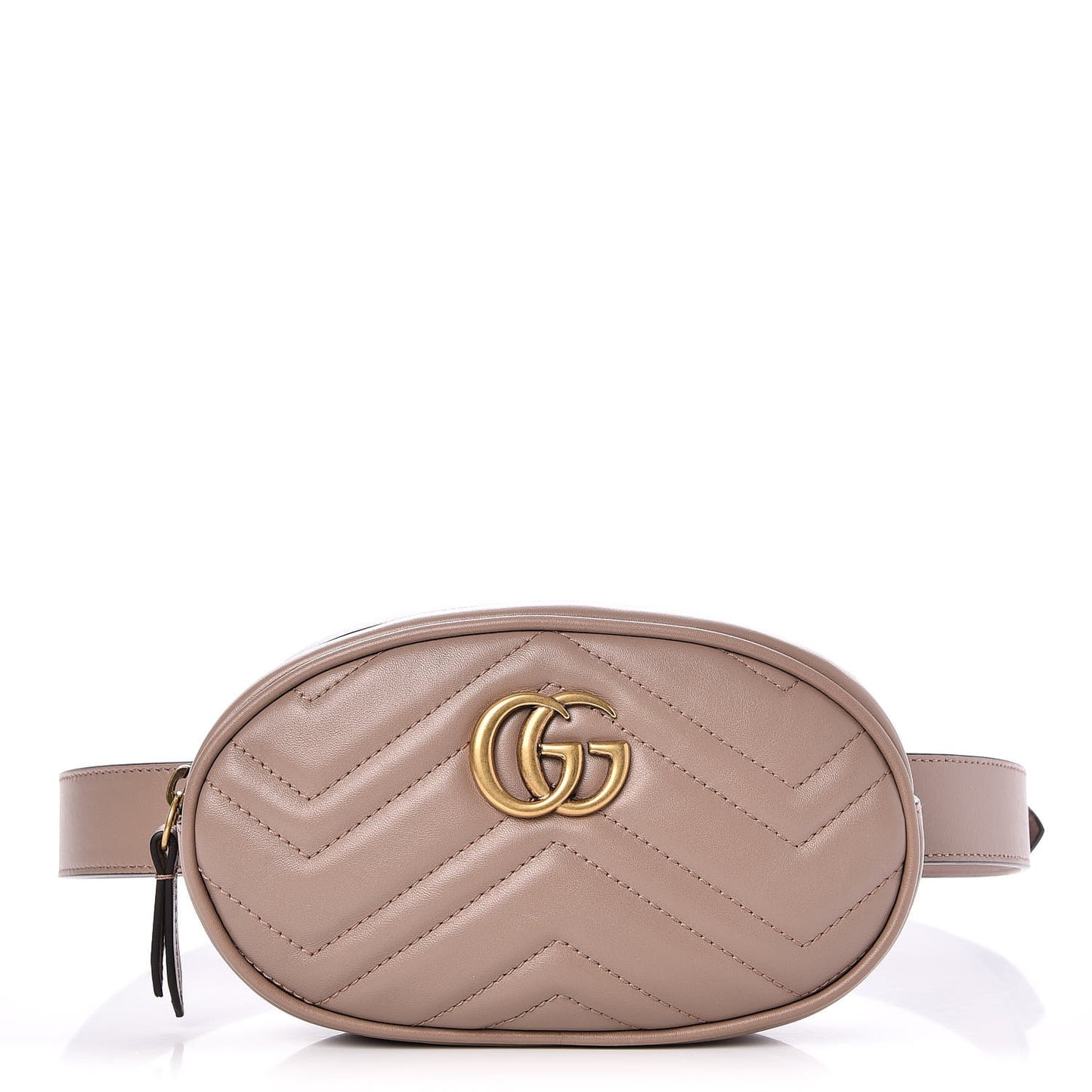 Calfskin Matelasse GG Marmont Belt Bag 95 38 Porcelain Rose