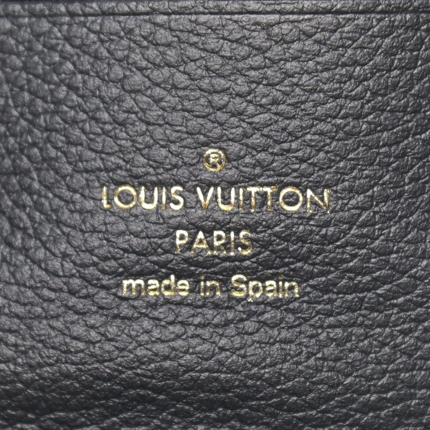 Empreinte Monogram Giant Double Zip Pochette Black Cream