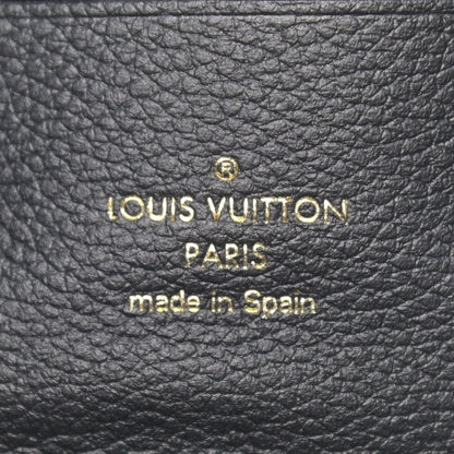 Louis Vuitton Empreinte Monogram Giant Double Zip Pochette Black Cream 6 of 8