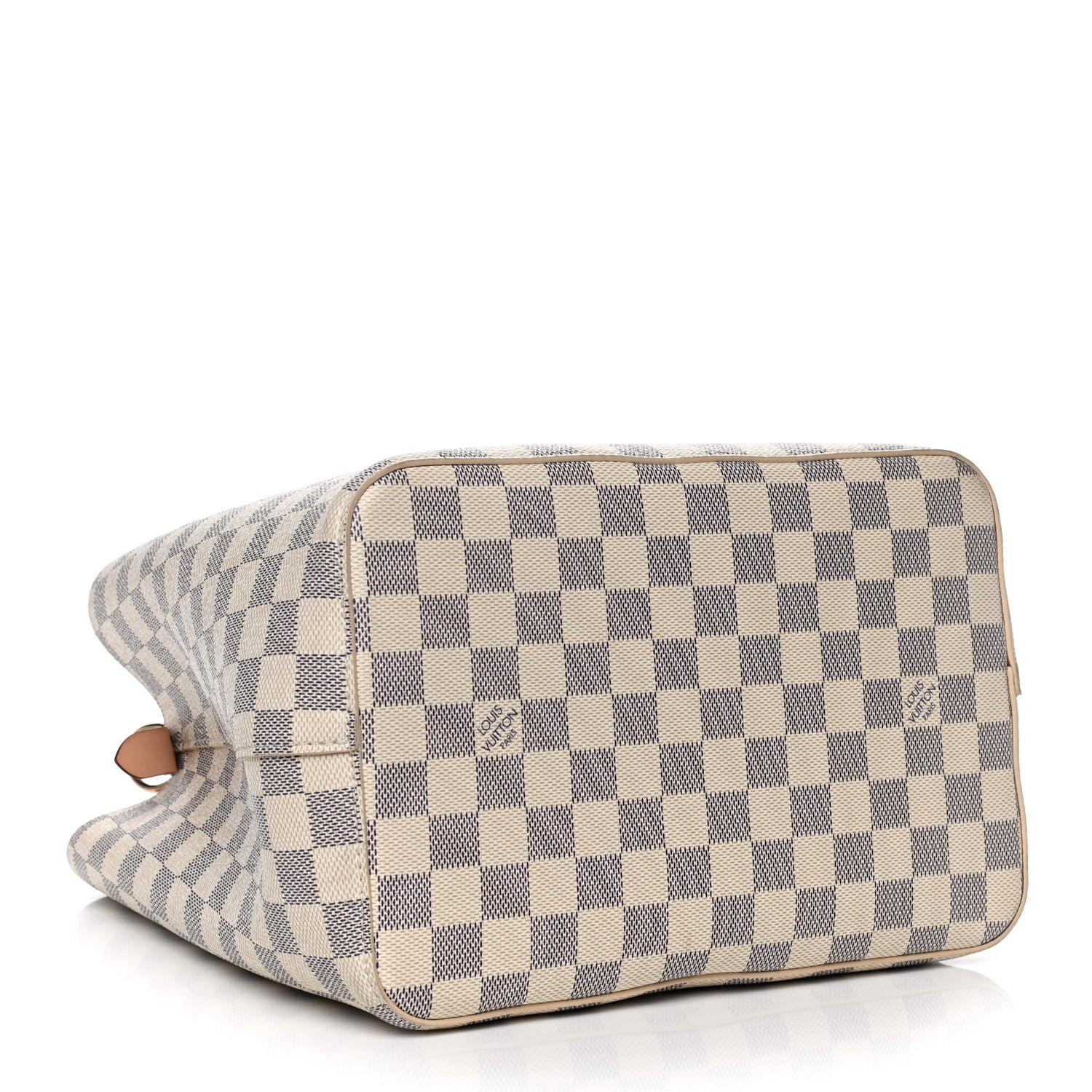 Louis Vuitton Damier Azur Braided Neonoe MM Peach Cream 7 of 19