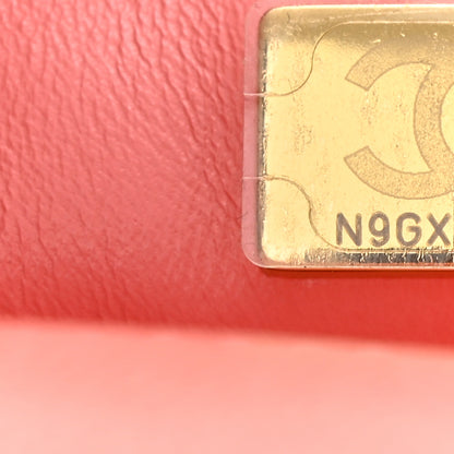 Chanel Caviar Quilted Mini Coco Handle Flap Coral 7 of 10