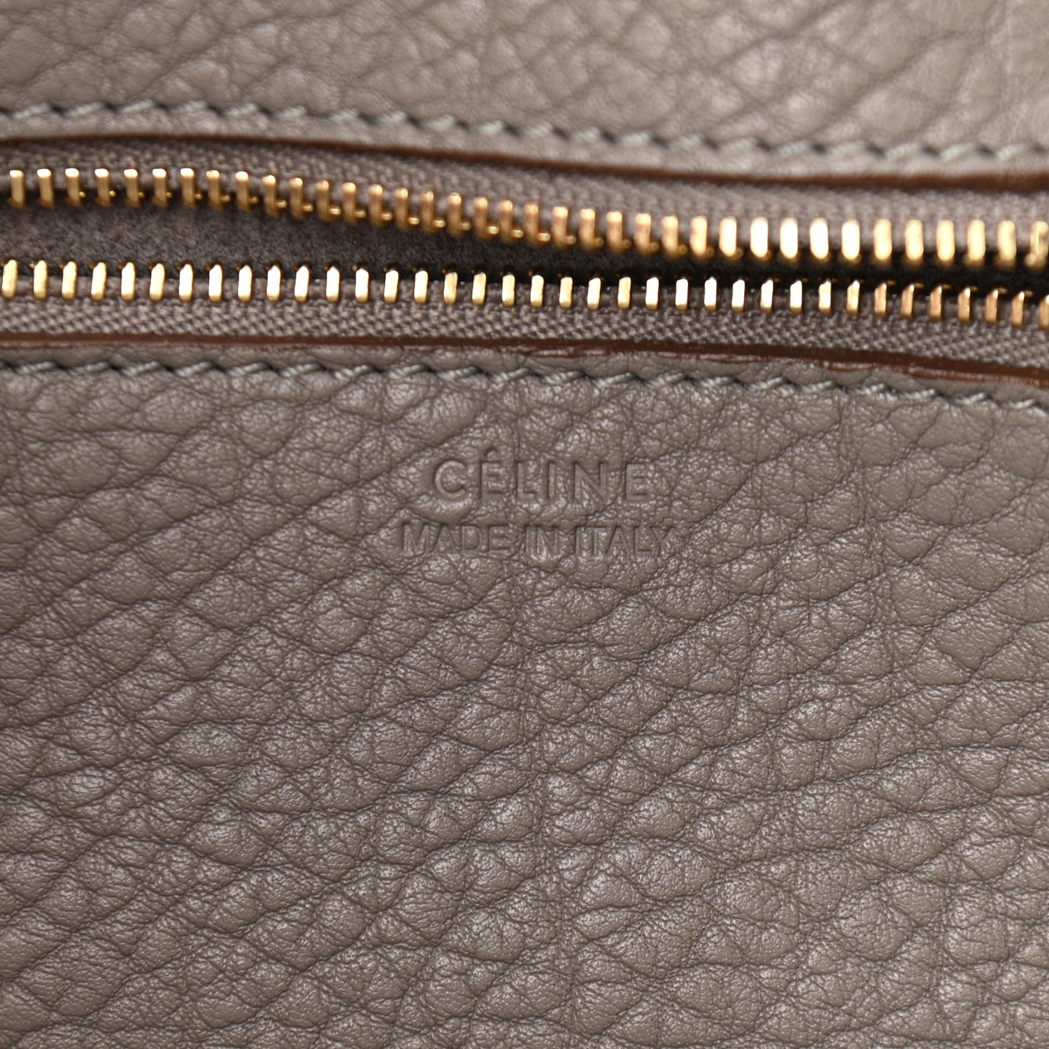 Celine Crisped Calfskin Mini Tie Knot Tote Medium Grey 6 of 14