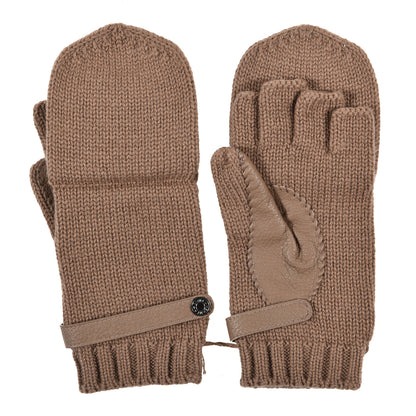 Hermes Cashmere Deerskin Baltimore Gloves S Etoupe 2 of 4