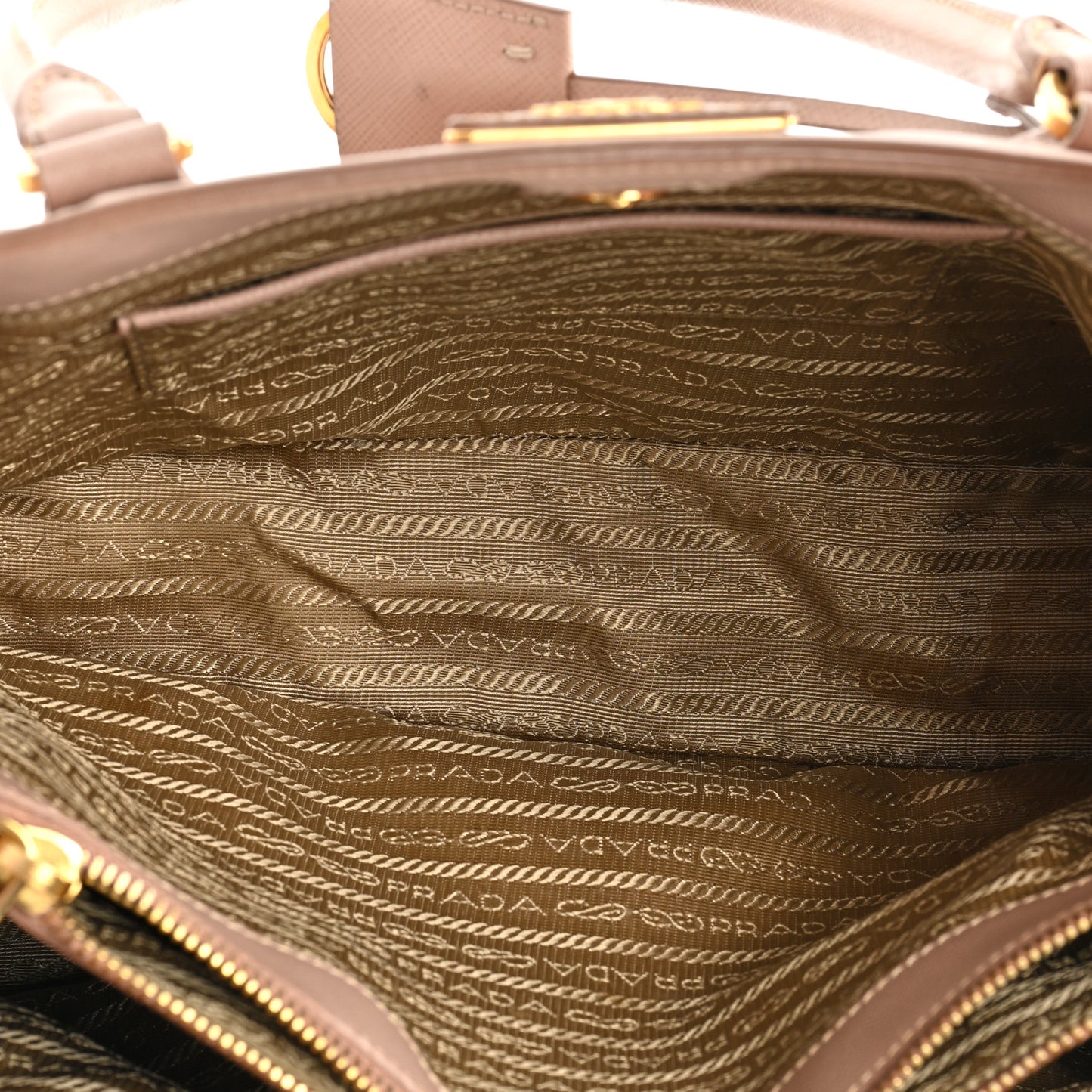 Saffiano Lux Small Tote Cammeo