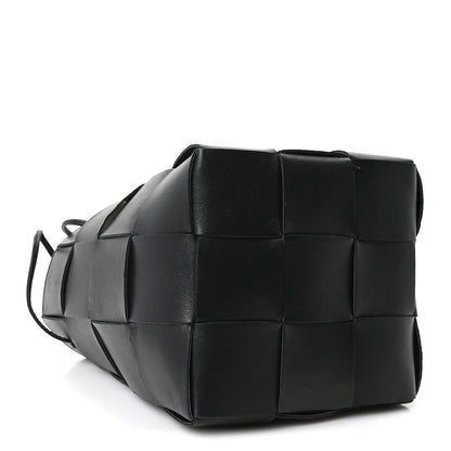 Bottega Veneta Nappa Maxi Intrecciato Cassette Bucket Bag Black 4 of 9