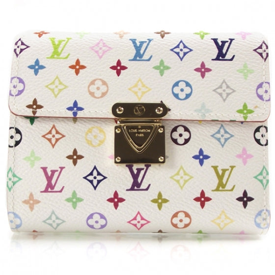 Monogram Multicolor Koala Wallet White