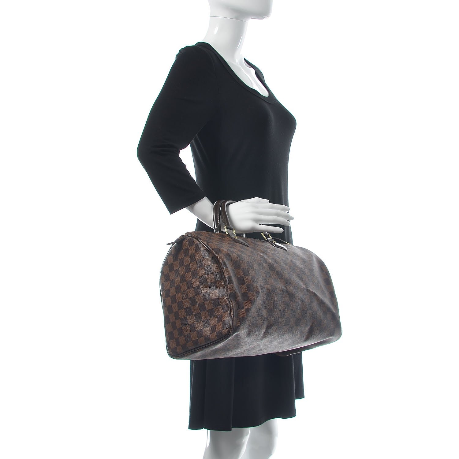 Louis Vuitton Damier Ebene Speedy 35 3 of 13