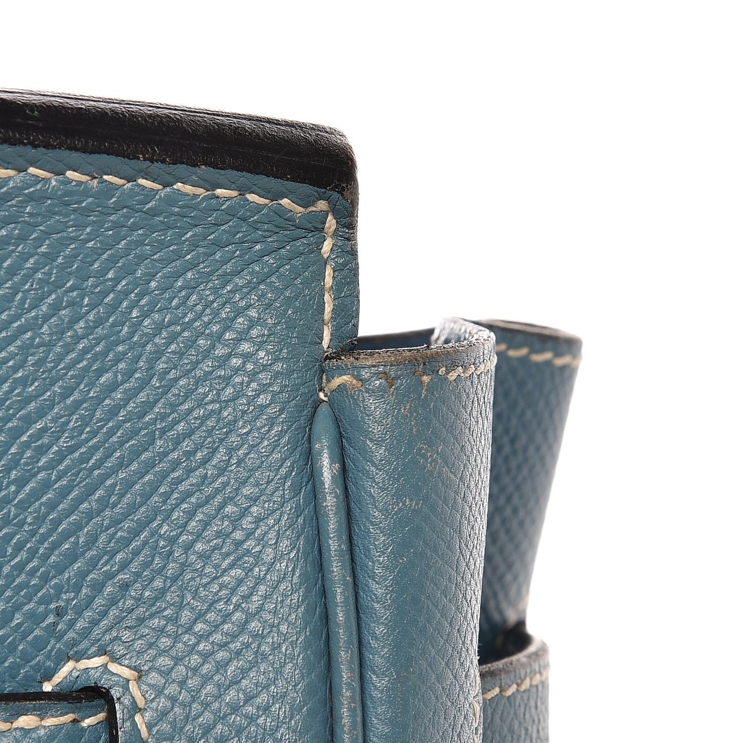 Epsom Birkin 35 Blue Jean