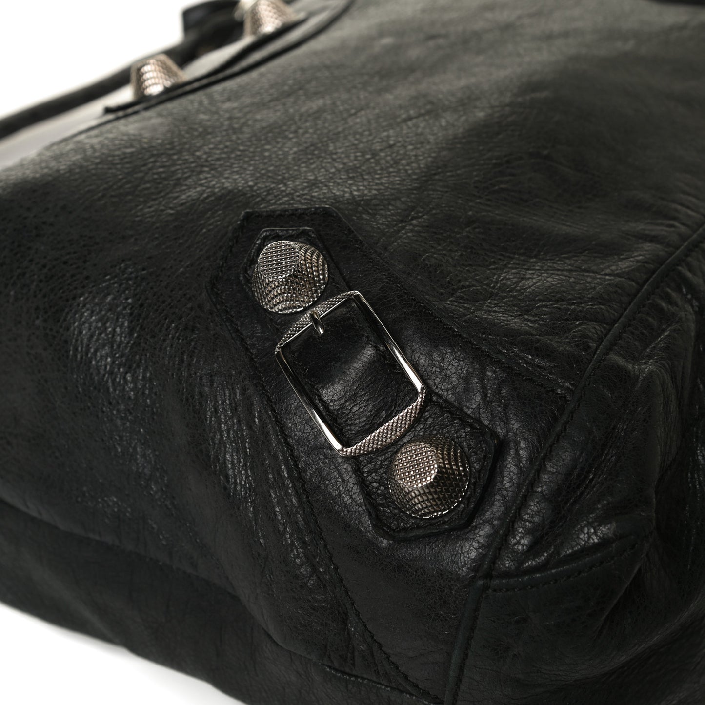 Chevre Giant 21 Silver Hardware Day Hobo Black