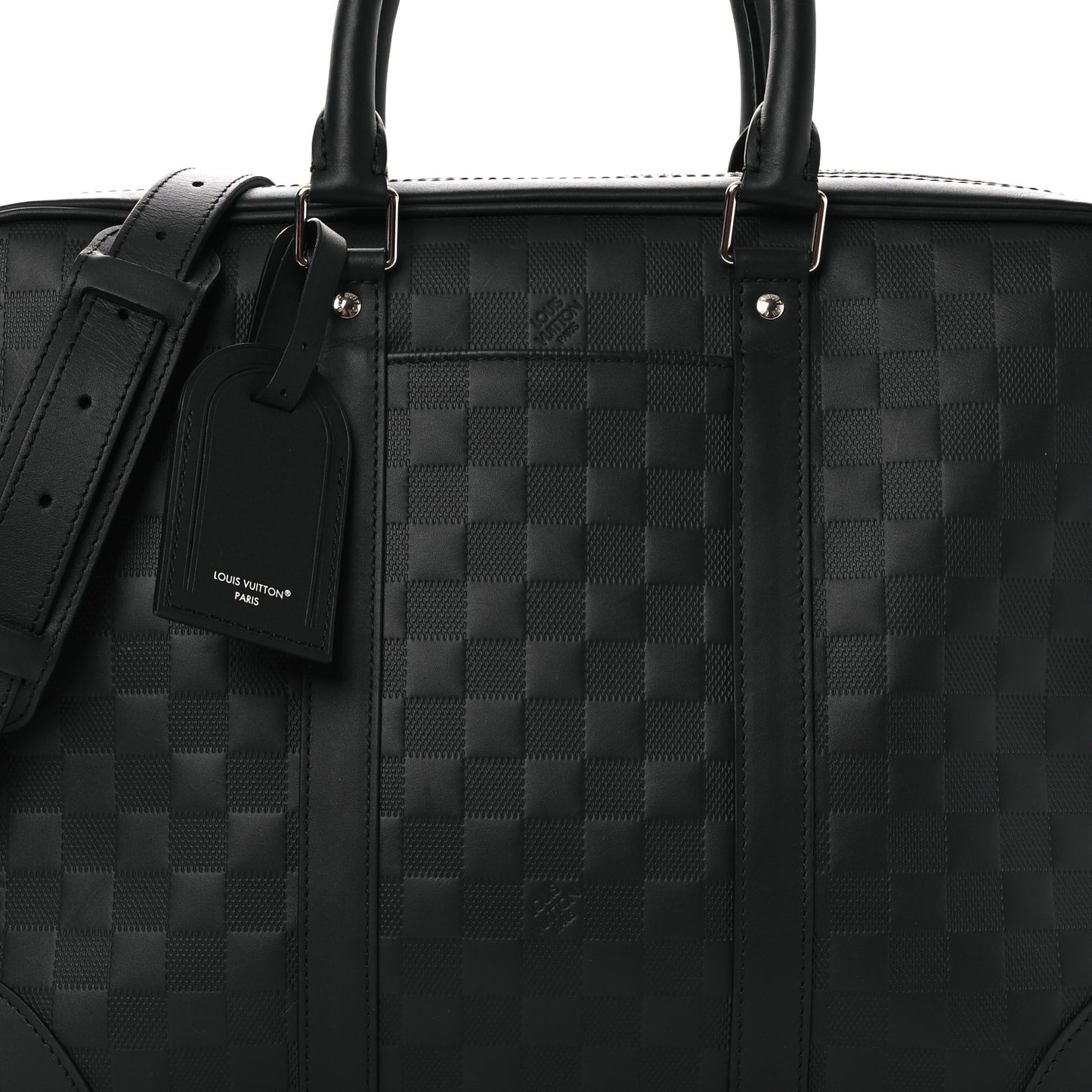 Damier Infini Porte-Documents Voyage PM Onyx