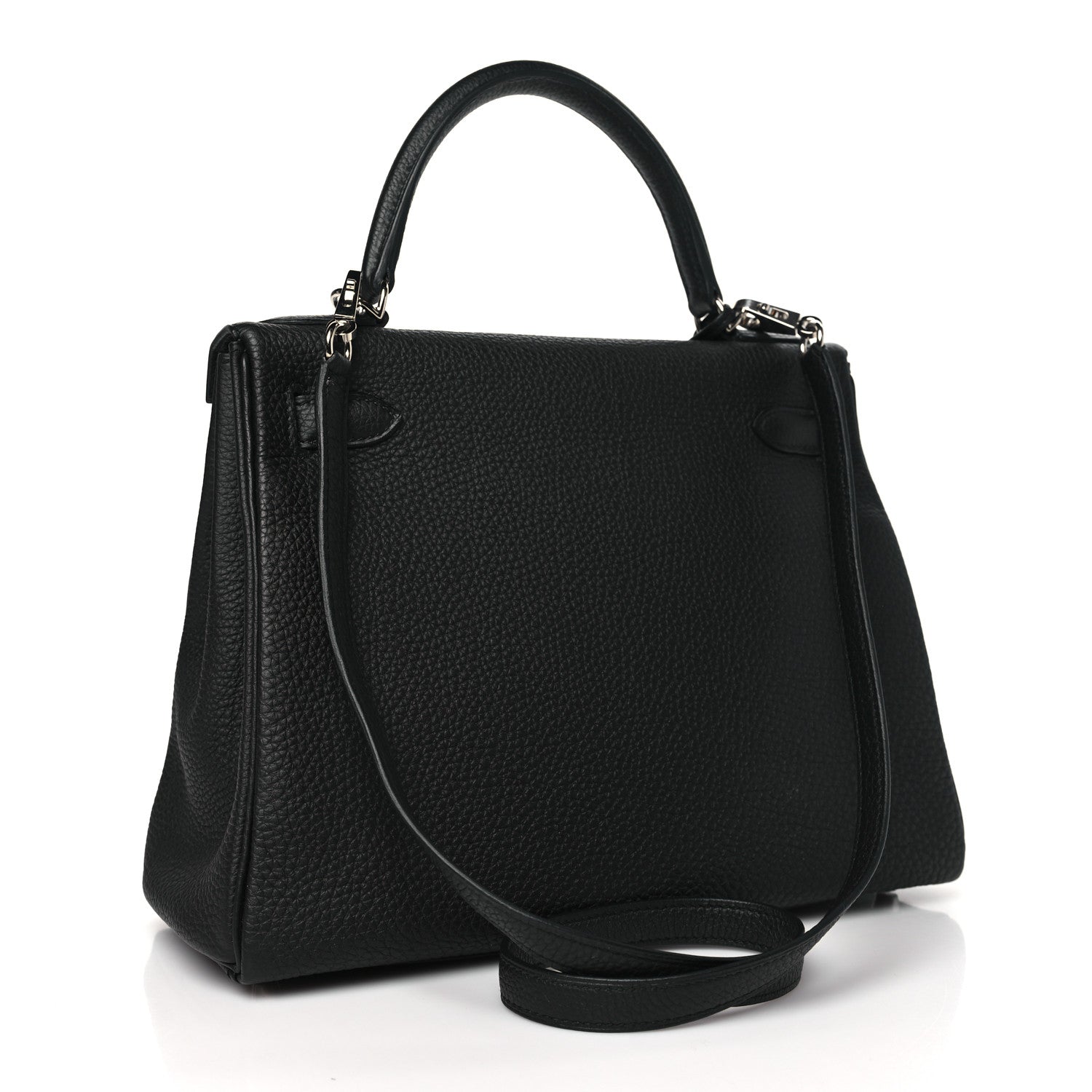 Hermes Togo Kelly Retourne 28 Black 3 of 10
