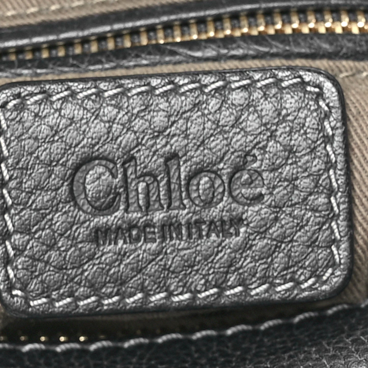 Calfskin Large Marcie Satchel Black