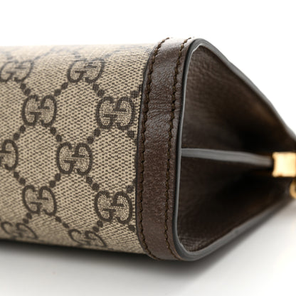 Gucci GG Supreme Monogram Web Small Ophidia Chain Shoulder Bag Brown 10 of 11