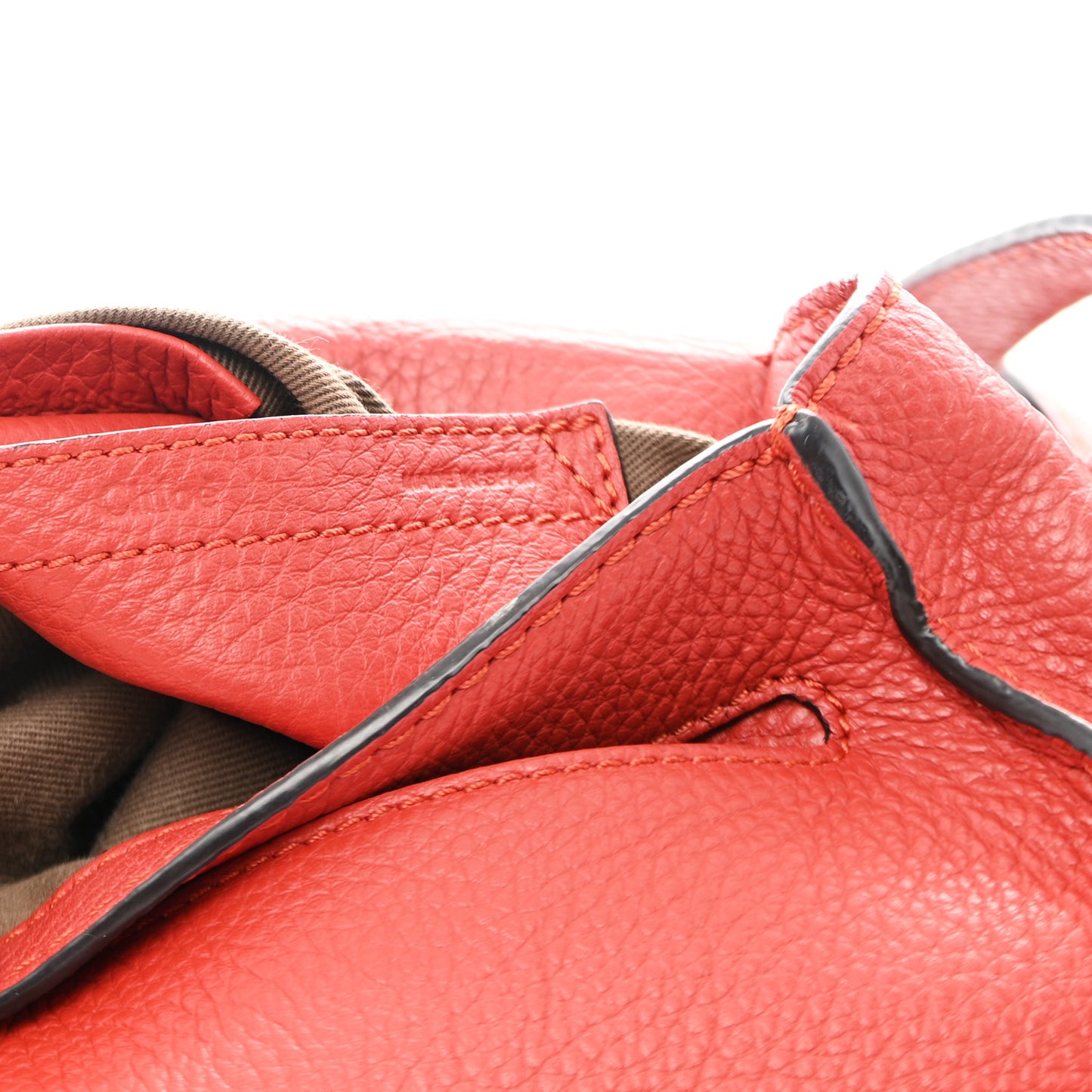 Calfskin Mini Marcie Round Crossbody Bag Red