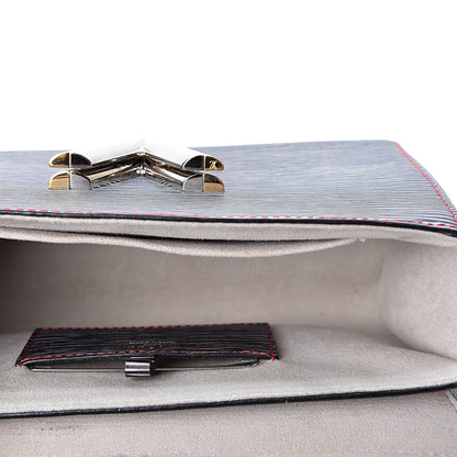 Louis Vuitton Epi Twist Shoulder Bag MM Denim Dark 4 of 10