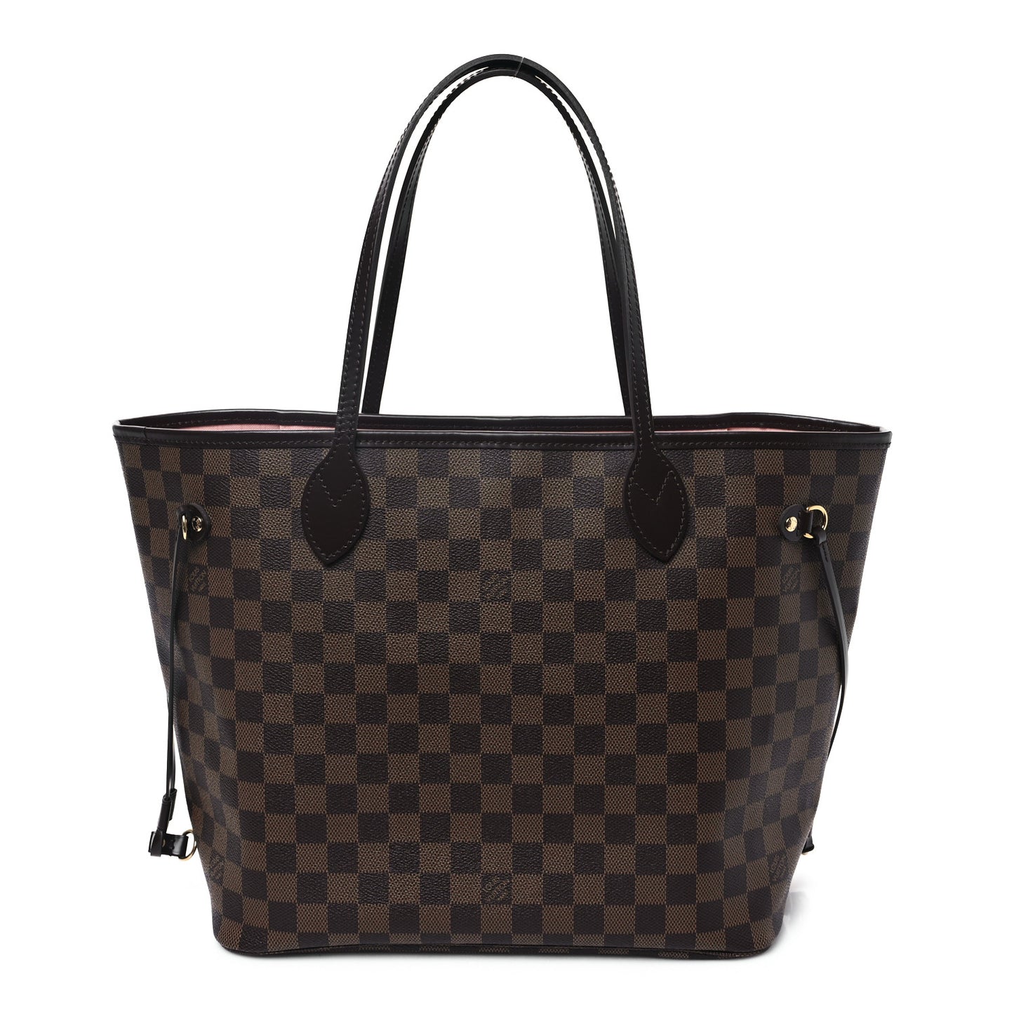 Damier Ebene Neo Neverfull MM Rose Ballerine