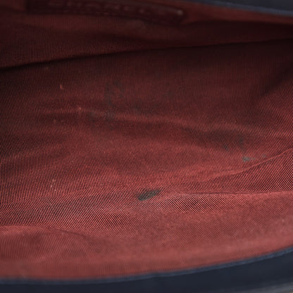 Chanel Calfskin Woven Medium Boy Flap Navy Green 7 of 14