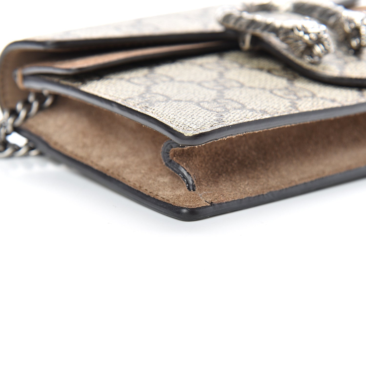 Gucci GG Supreme Monogram Super Mini Dionysus Shoulder Bag Taupe 7 of 10