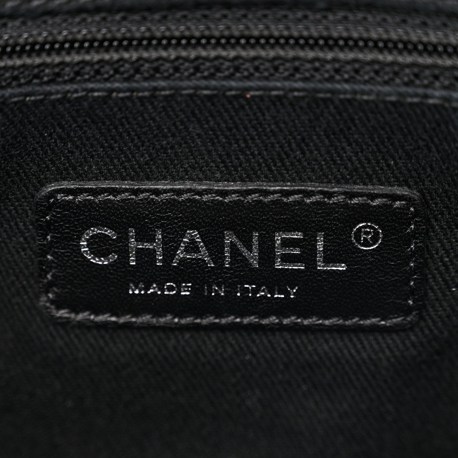 Chanel Canvas Small Deauville Tote Grey 6 of 14