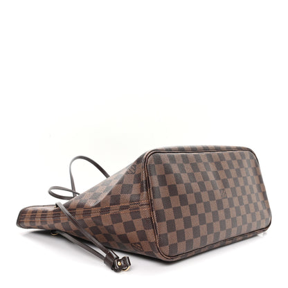 Louis Vuitton Damier Ebene Neo Neverfull MM Rose Ballerine 5 of 13