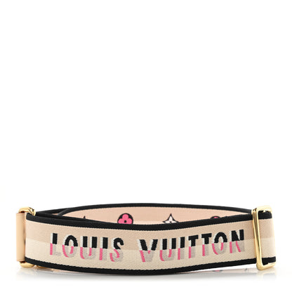 Louis Vuitton Jacquard Speedy Bandouliere 20 Shoulder Strap Black 2 of 3