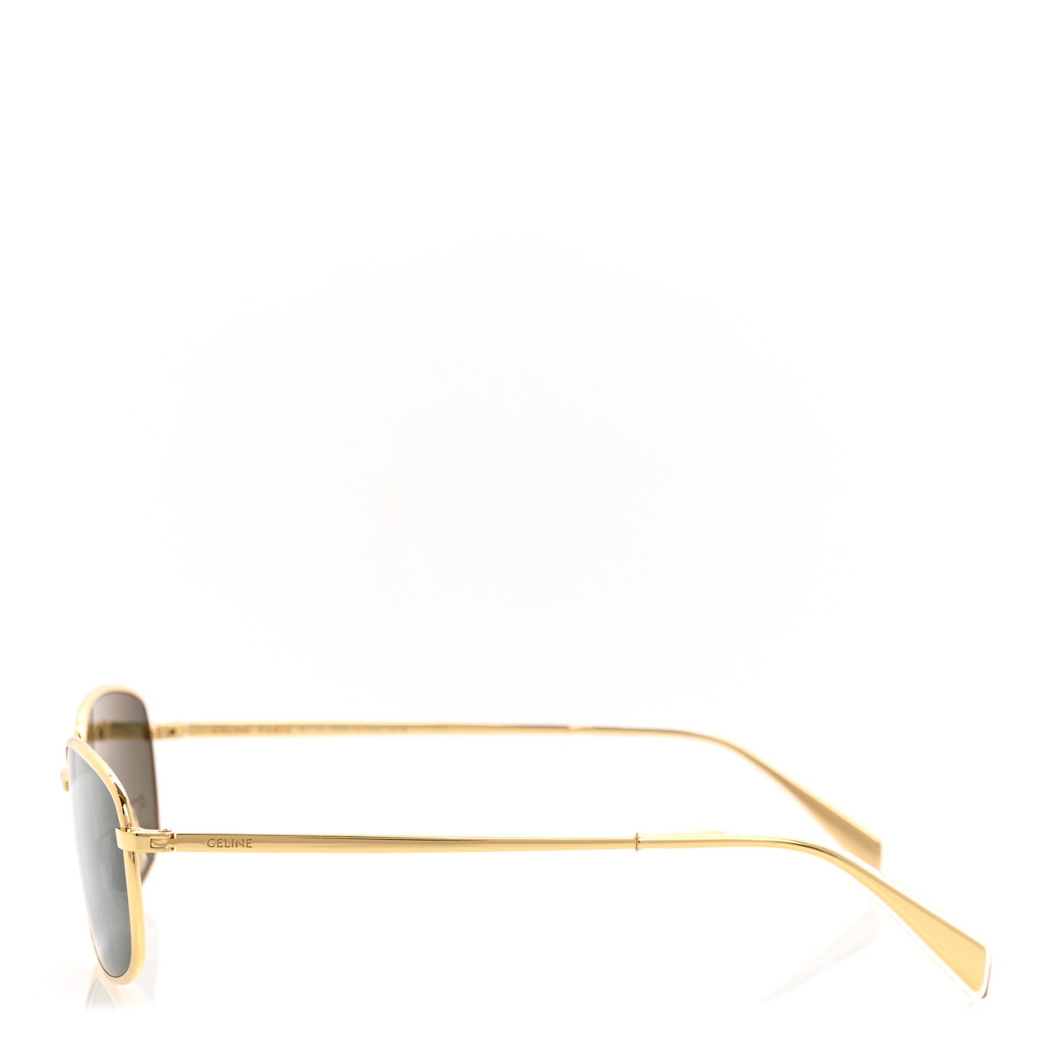 Celine Metal Rhinestone Sunglasses CL40285U Gold 5 of 16