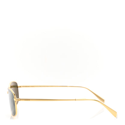 Celine Metal Rhinestone Sunglasses CL40285U Gold 5 of 16